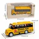 Kühlen Modellierung Simulation Interessant Schule Bus mit Pull-Back-Druckguss Spielzeug für über 3