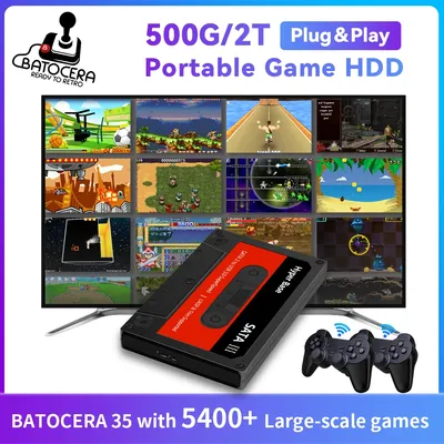 Batocera 35 2T Tragbare externe Spielfestplatte Hyper Base Bestes Spiel für Image