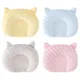 Newborns Baby Pillow with Simple Solid Design Infant Crib Bedding Pillow Soft Breathable Cotton