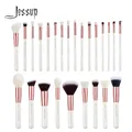 Jessup Makeup Brushes Set Dropshipping Pearl-White-Rose-Gold Pinceaux Maquillage Cosmetic Tools