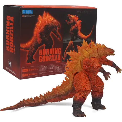 SHM 2019 Film Godzilla König des Monsters Brennen Godzilla Gelenk Action Figur Spielzeug