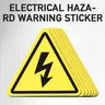 5/10/15pcs PVC-Warn aufkleber Klebe etiketten Elektro schock Gefahr Gefahr Hinweis Sicherheit