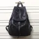 MJ Soft Leather Women Backpack Large Travel Bag PU Leather Female Daypack Black Backpack School Bag