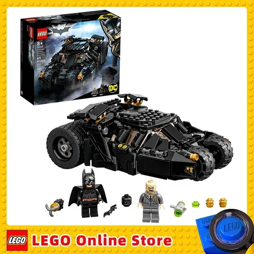 Lego DC Batman Batmobile Tumbler: Vogels cheuche Showdown Superhelden Auto Baustein Spielzeug für