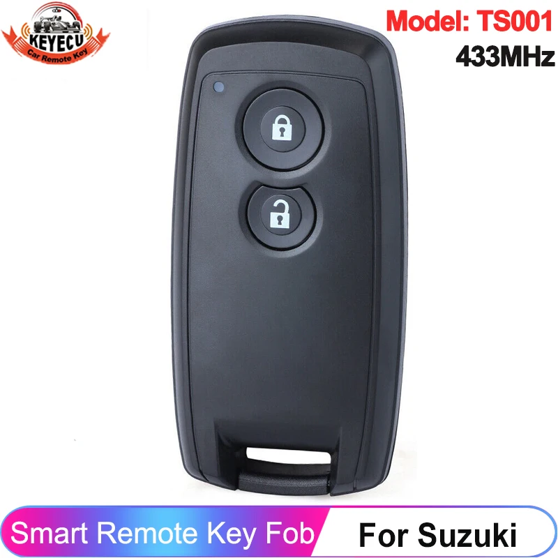 KEYECU Keyless Go MODLE: TS001 433 MHz für Suzuki SX4 Grand Vitara 2007–2013 Swift P/N: 37172-62JV0 TS003 315 MHz Key Smart Remote Image