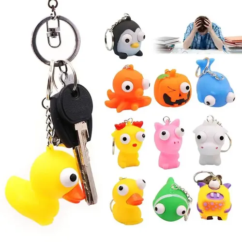 Spielzeug Schlüssel bund niedlichen Tier Squeeze Spielzeug Schlüssel ring Squeeze Spielzeug