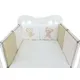 6PCS 30x30cm Baby 3D Bed Surround Summer Breathable Net Crib Anti-collision Bumper Baby Splicing