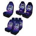 Car Seat Cover Universal Animal Wolf Printing Protectors Gifts For Men Boys