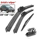 Erick's Wiper Front & Rear Wiper Blades Set Kit For Vauxhall Opel Antara 2006 - 2019 Windshield