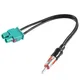 Car Audio Kabel adapter Antenne Dual Female Fakra Radio zu Standard Moto Din Stecker Antenne Adapter