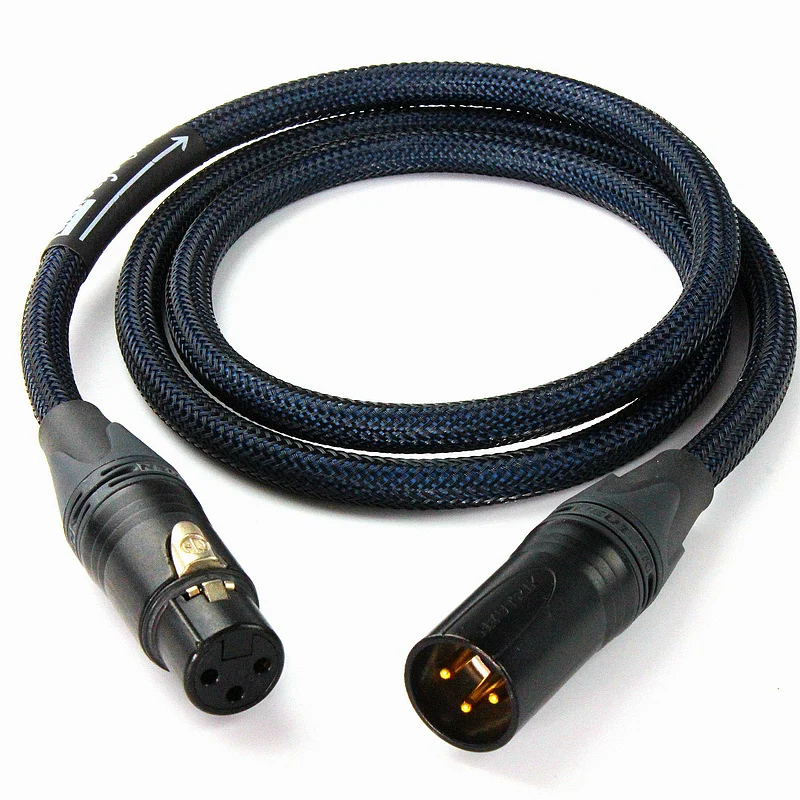 Canare DA206 110 Ohm AES/EBU Digital Kabel Mit Neutrik XLR Männlich Weiblich Stecker Image