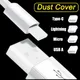 Charging Data Cable Male Dust Cover for IOS Type C Micro USB A Male Port Dust Plug Protector for