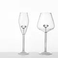 1 Piece Creative 3D Clear Diamond Glass Build-in Red White Wine Glasses Cup Champagne Flute Goblets