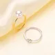 Pearl Ring Settings Fashionable Ring Findings Adjustable Size 925 Silver Ring Jewelry DIY making