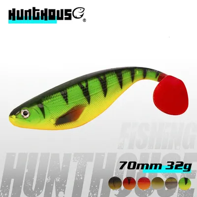 Hunthouse Pro Shad Köder Silikon Souple Leurre Shad Teez Hecht Leurre 170mm 35g Angeln Big Weiche