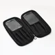 Black Waterproof Double Zipper Makeup Brushes Case Women Cosmetic Bags Portable Travel PU Brush