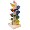 Mini Colorful Tree Marble Ball Run Track Building Blocks Kids Wooden Toys Montessori Learning