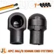 M6/M8 Female Thread 10mm Gas Spring Strut Lift Support Ball Stud Socket Joint Bearing End Fitting