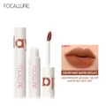 FOCALLURE Matte Lipstick Velvet Mist Lip Clay Not Dry Lip Cream 17 Color Peach Nude Lip Stick