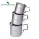 Boundless Voyage Camping Mug Titanium Water Cup Tea Coffee Cup Set Lightweight Outdoor Travel