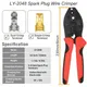Spark Plug Crimper Crimping Pliers for Spark Plug Stripping Tool LY-2048 Ratchet Wire Terminal