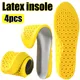 Soft Latex Memory Foam Insoles Women Men Sport Running Foot Support Shoe Pad Breathable Orthopedic