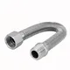 1/2" BSP Female To Male Thread Corrugated Pipe 304 Stainless Steel Inlet and Outlet Pipe Hose for