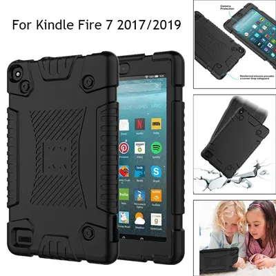 Für Amazon Kindle Feuer 7 2019 2017 Weiche Silikon Fall Stoßfest Tablet Shell für neue Kindle Feuer