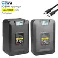 V Mount Battery 14.8V 74Wh/192Wh OLED Display for Sony V-Lock BP Batteries Camcorder Laptops Video