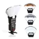 Speedlight Flash Lightning Bounce Reflective Card Diffuser w/ 3 Color Soft Box Flash Speedlite