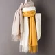 200*70cm Unisex Cashmere Scarf Warm Shawl Female Pashmina Kerchief Wool Stole Head Neck Long Winter