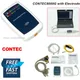 CONTEC Marke 12 führt EKG Workstation PC Basierend Ruhe EKG Recorder USB PC Software mit taste EKG