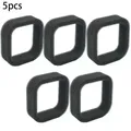 5pcs Black Air Filter Filter Sponge Garden Power Tools Accessories Lawn Mower Trimmer Strimmers