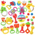 Baby Rattle Toy Infant Shaker Teether Rattles Toys Early Educational Babies Grab Hand Bell Toy For