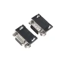 5PCS DB15 DR15 3 Reihen Parallel Port 15 Pin D Sub Weiblich Männlich 15 Weg PCB 90 Grad Stecker DB15