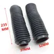 2X Motorrad Gabel Gummi Gamaschen Stiefel Universal Motorrad Vor Gabel Stoßdämpfer Staub Abdeckung