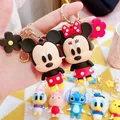 Neue Anime Disney Mickey Minnie Keychain Abbildung Spielzeug Donald Duck Stich Keychain Auto Paar
