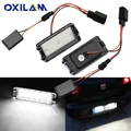 2Pcs Fehler Free Car LED Anzahl License Platte Lichter Für Seat Ibiza 6L ab Altea Arosa Cordoba MK1