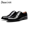 DESAI Derby-Schuhe aus echtem Leder, höhenvergrößernde Schuhe, Business-Schuhe für Herren,