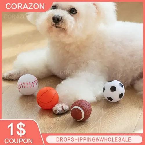 Hund Gummiball Spielzeug für Hunde Widerstand Biss Hund Kau spielzeug Französisch Bulldogge