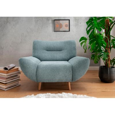Sessel INOSIGN "Drago", grün (mint), B:111cm H:81cm T:90cm, 100% Polyester, Sessel, frei im Raum stellbar Image