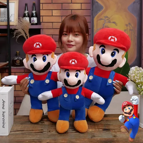 40/50/60cm Super Mario Plüsch Puppen Anime Figur Luigi Mario Bros Cosplay weiches ausgestopftes