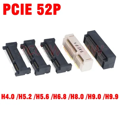 MINI PCIE Msata Stecker PCI-E Buchse Slot 52Pin Karte Halter H 4 0 MM H 5 2 H 5 6 H 6 8 H-8 H 9 0