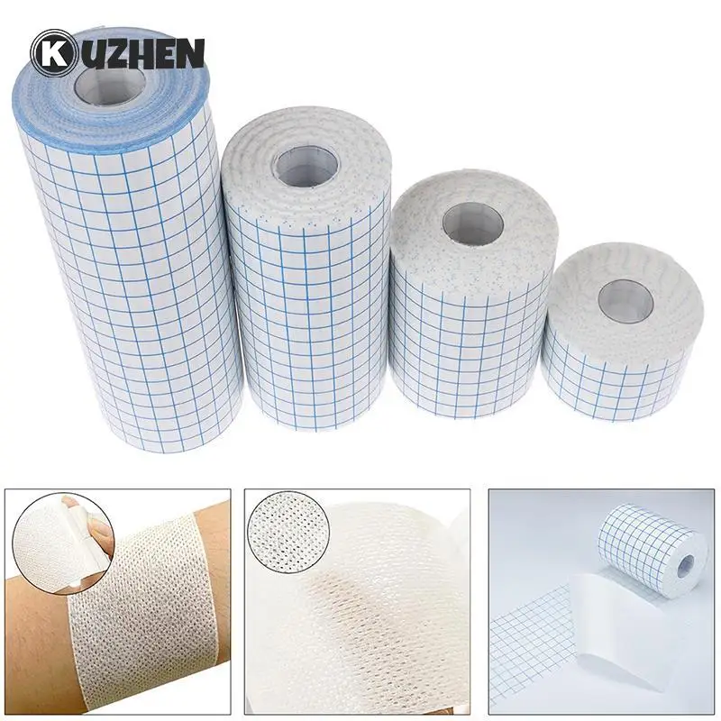 1 Rolle wasserdichter Verband selbst klebender Fixierband verband nützliche atmungsaktive große 5cm * 10m Vlies Wunde Erste Hilfe Image