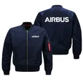 S-8XL Militär Outdoor Hohe Qualität Jacken für Männer Piloten Airbus Print Ma1 Bomber Jacke Frühling