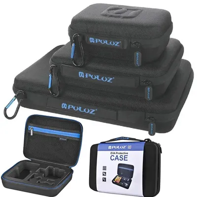 EVA-Schutz Handtasche Aufbewahrungstaschen Box für Gopro Hero SJcam DJI OSMO Yi Action Kameras Zubehör Kits Sammlung Fall