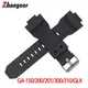 16mm Schwarz Straps Für Casio g-schock GA-150/200/201/300/310/GLX GA200 serie Uhr Band TPU