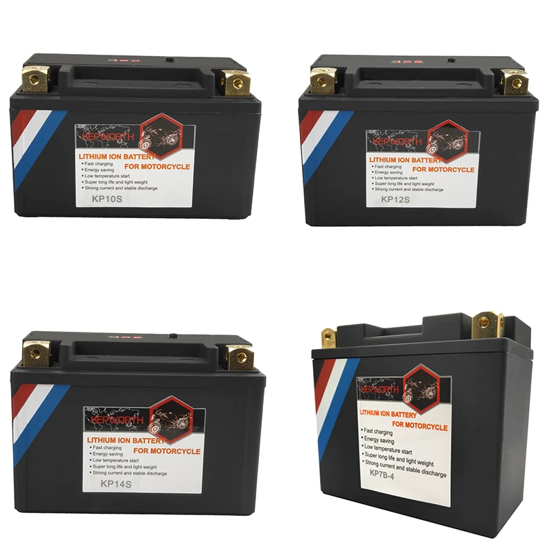 12V LiFePO4 Motorrad Starter Batterie 2Ah 3Ah 4Ah 6Ah 8Ah CCA 160A-450A BMS 12V Lithium Batterie für Roller ATVs UTVs Image