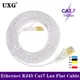 50M - 1m Cat7 Ethernet Kabel Flache Lan-kabel SFTP Runde RJ45 Netzwerk Kabel CAT7 internet kabel für