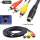 Liefern Video s-md4p 3 rca Stecker auf 4 Pin S-Video Adapter Kabel Kabel 3rca neu rot gelb weiß
